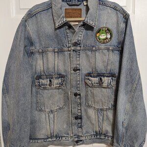 Levi's My Neighbor Totoro Ghibli Miyazaki Premium Denim Jacket Men's XL